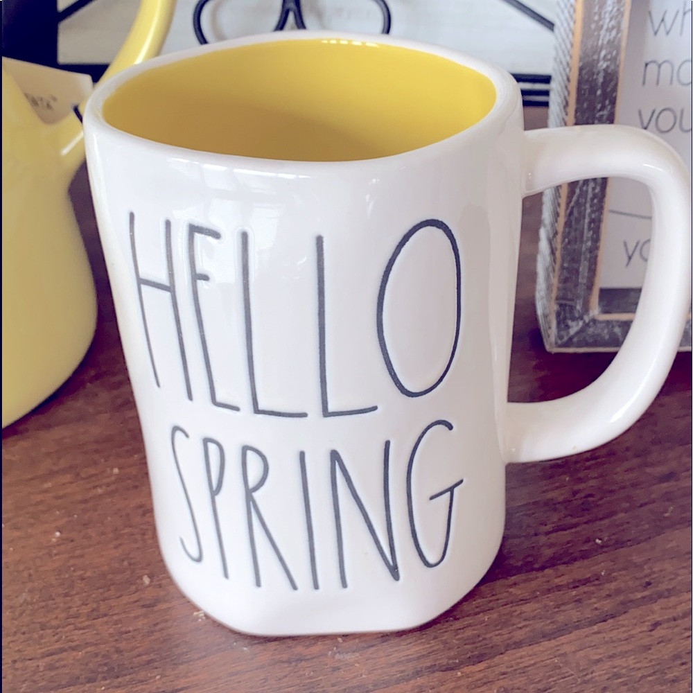 Rae Dunn Hello Spring mug
